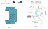Unit 4004 floor plan